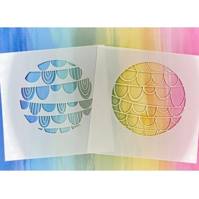 Tracey Hey Stencil - Scallops Duo